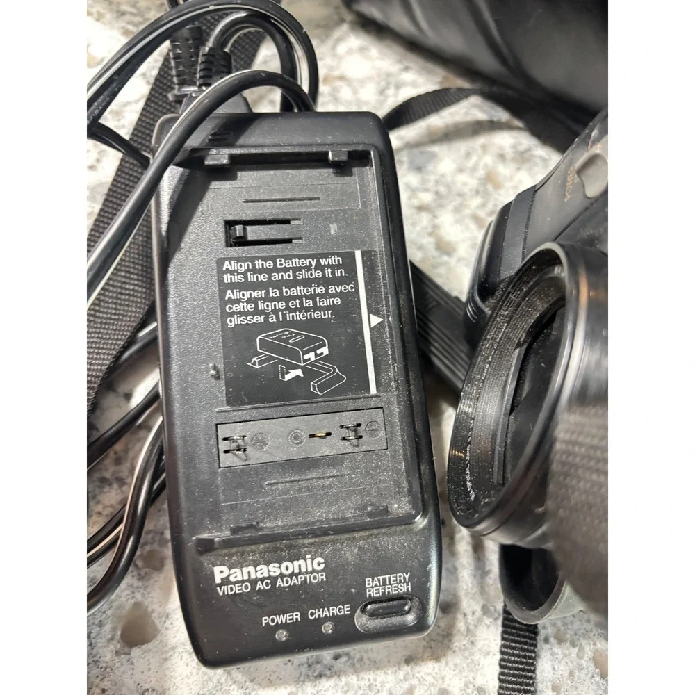 Quasar Palmcorder VHS‎ VML457 Camcorder 16x Optical Zoom AC Adapter